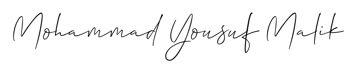 Personalize your online presence with Mohammad Yousuf Malik signature rendered in elegant Allison_Script font. Great for website footers and blogs. Mohammad Yousuf Malik signature style 2 images and pictures png