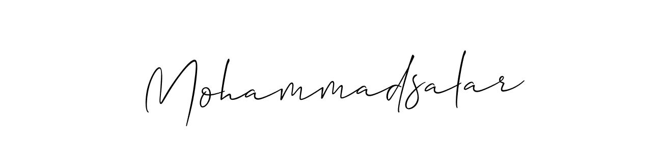 You can use this online signature creator to create a handwritten signature for the name Mohammadsalar. This is the best online autograph maker. Mohammadsalar signature style 2 images and pictures png