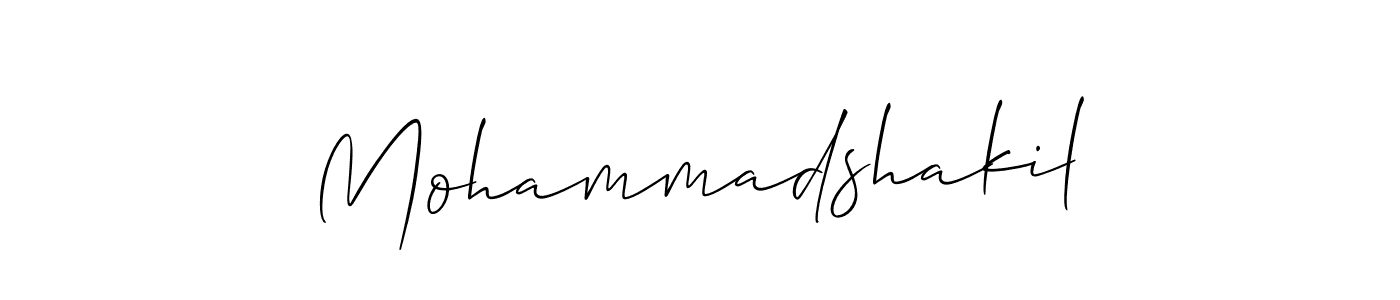 Once you've used our free online signature maker to create your best signature Allison_Script style, it's time to enjoy all of the benefits that Mohammadshakil name signing documents. Mohammadshakil signature style 2 images and pictures png