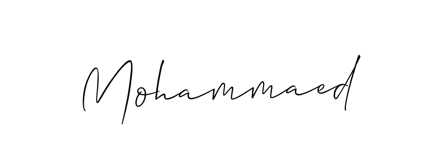 Also we have Mohammaed name is the best signature style. Create professional handwritten signature collection using Allison_Script autograph style. Mohammaed signature style 2 images and pictures png