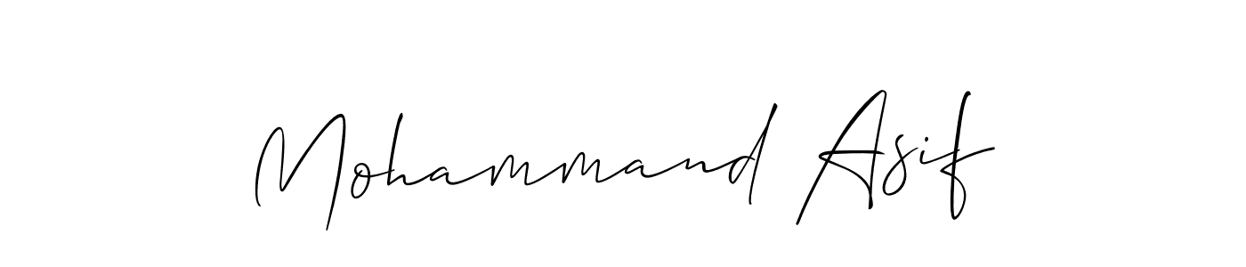 How to Draw Mohammand Asif signature style? Allison_Script is a latest design signature styles for name Mohammand Asif. Mohammand Asif signature style 2 images and pictures png