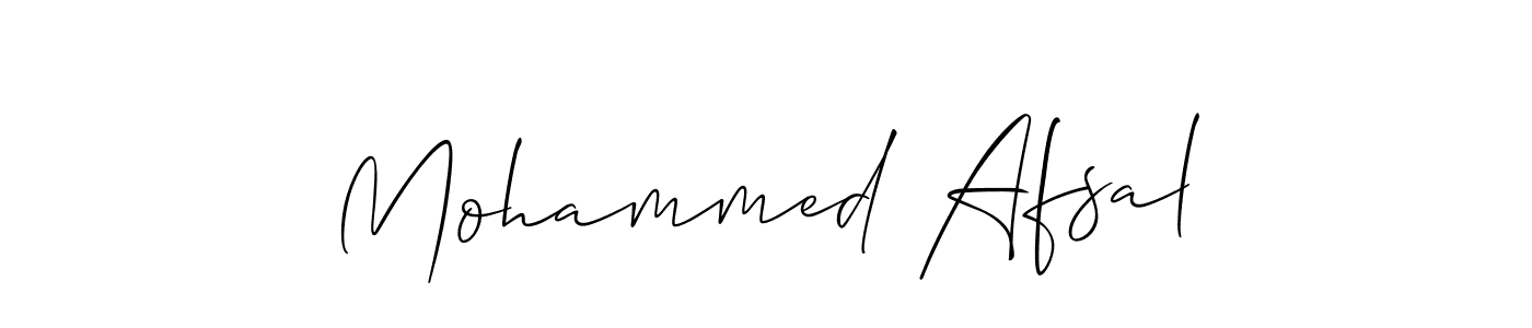 It looks lik you need a new signature style for name Mohammed Afsal. Design unique handwritten (Allison_Script) signature with our free signature maker in just a few clicks. Mohammed Afsal signature style 2 images and pictures png