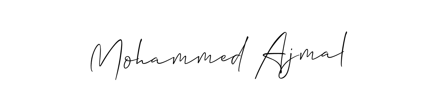 if you are searching for the best signature style for your name Mohammed Ajmal. so please give up your signature search. here we have designed multiple signature styles  using Allison_Script. Mohammed Ajmal signature style 2 images and pictures png