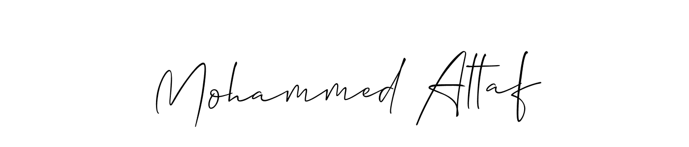 How to make Mohammed Altaf signature? Allison_Script is a professional autograph style. Create handwritten signature for Mohammed Altaf name. Mohammed Altaf signature style 2 images and pictures png