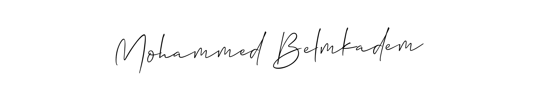 Check out images of Autograph of Mohammed Belmkadem name. Actor Mohammed Belmkadem Signature Style. Allison_Script is a professional sign style online. Mohammed Belmkadem signature style 2 images and pictures png