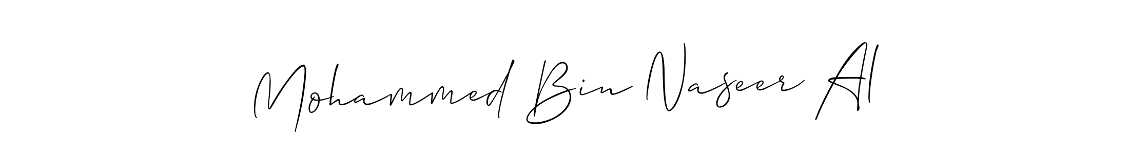 Once you've used our free online signature maker to create your best signature Allison_Script style, it's time to enjoy all of the benefits that Mohammed Bin Naseer Al name signing documents. Mohammed Bin Naseer Al signature style 2 images and pictures png