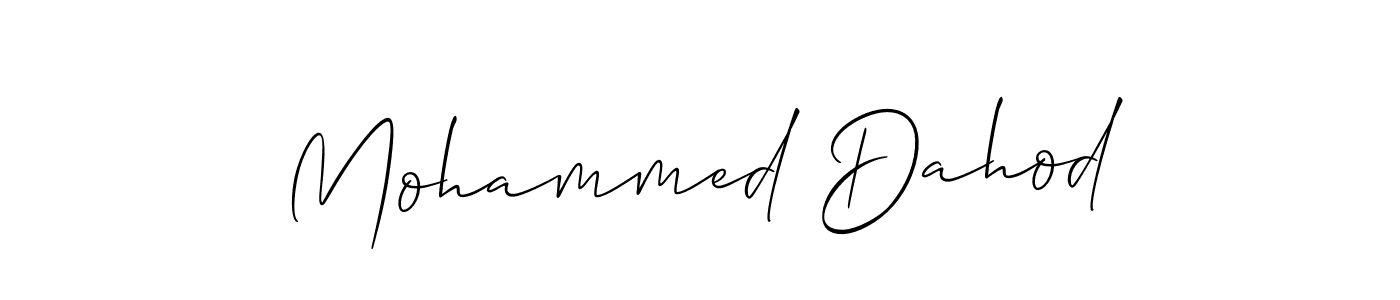 if you are searching for the best signature style for your name Mohammed Dahod. so please give up your signature search. here we have designed multiple signature styles  using Allison_Script. Mohammed Dahod signature style 2 images and pictures png