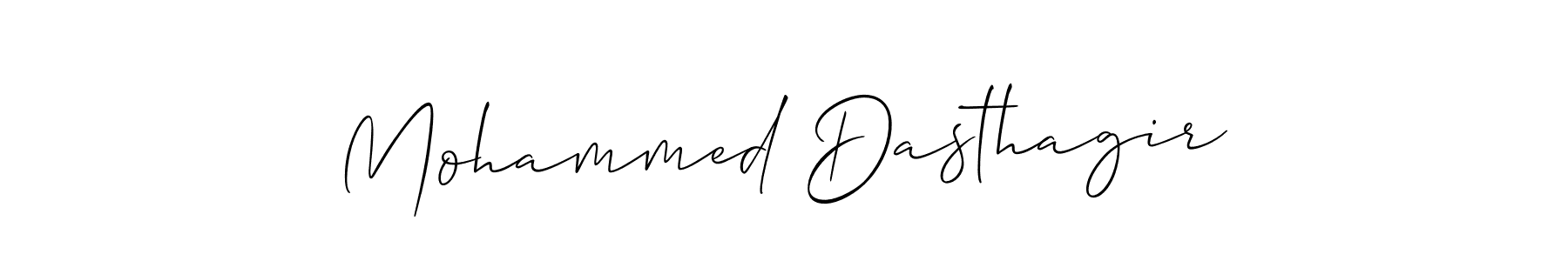 The best way (Allison_Script) to make a short signature is to pick only two or three words in your name. The name Mohammed Dasthagir include a total of six letters. For converting this name. Mohammed Dasthagir signature style 2 images and pictures png