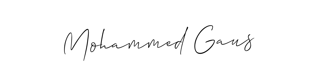 Make a beautiful signature design for name Mohammed Gaus. Use this online signature maker to create a handwritten signature for free. Mohammed Gaus signature style 2 images and pictures png