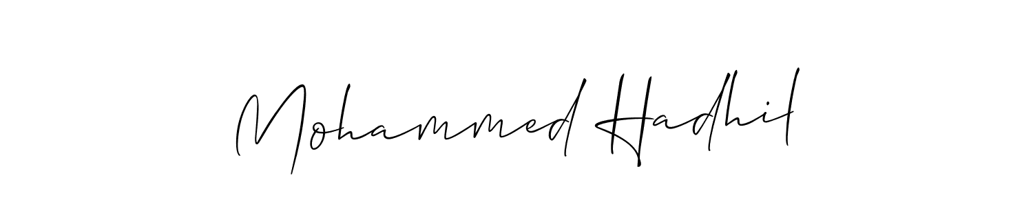 Here are the top 10 professional signature styles for the name Mohammed Hadhil. These are the best autograph styles you can use for your name. Mohammed Hadhil signature style 2 images and pictures png