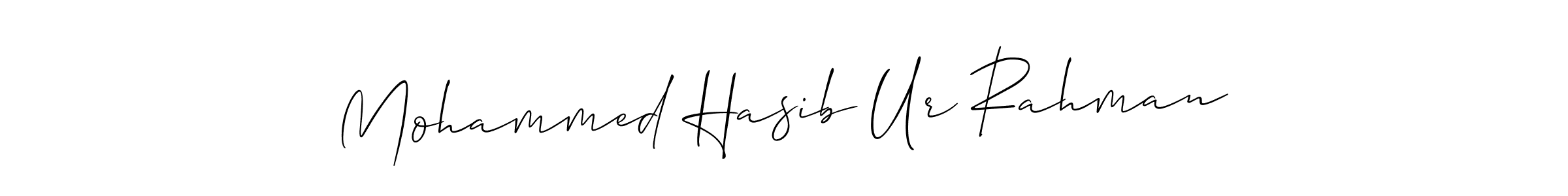 Similarly Allison_Script is the best handwritten signature design. Signature creator online .You can use it as an online autograph creator for name Mohammed Hasib Ur Rahman. Mohammed Hasib Ur Rahman signature style 2 images and pictures png