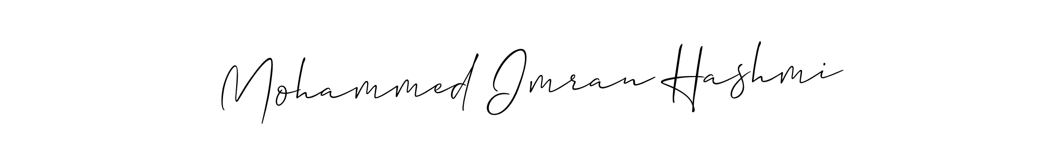 Make a short Mohammed Imran Hashmi signature style. Manage your documents anywhere anytime using Allison_Script. Create and add eSignatures, submit forms, share and send files easily. Mohammed Imran Hashmi signature style 2 images and pictures png