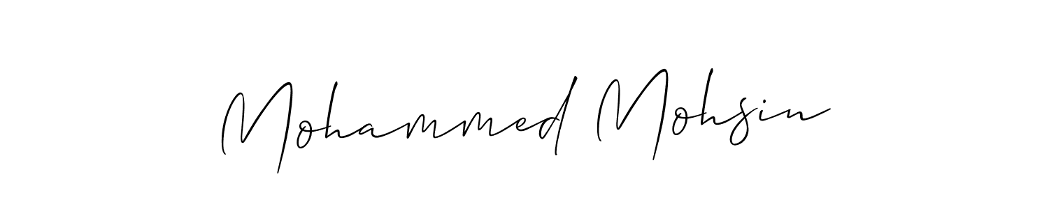 Design your own signature with our free online signature maker. With this signature software, you can create a handwritten (Allison_Script) signature for name Mohammed Mohsin. Mohammed Mohsin signature style 2 images and pictures png