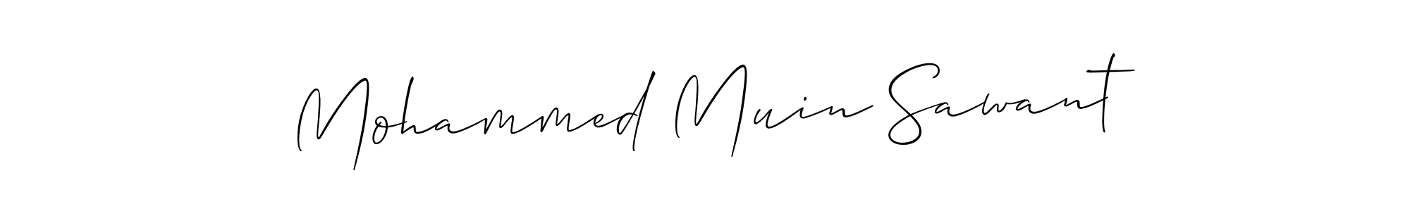 How to Draw Mohammed Muin Sawant signature style? Allison_Script is a latest design signature styles for name Mohammed Muin Sawant. Mohammed Muin Sawant signature style 2 images and pictures png