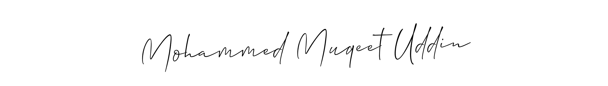 Make a beautiful signature design for name Mohammed Muqeet Uddin. Use this online signature maker to create a handwritten signature for free. Mohammed Muqeet Uddin signature style 2 images and pictures png