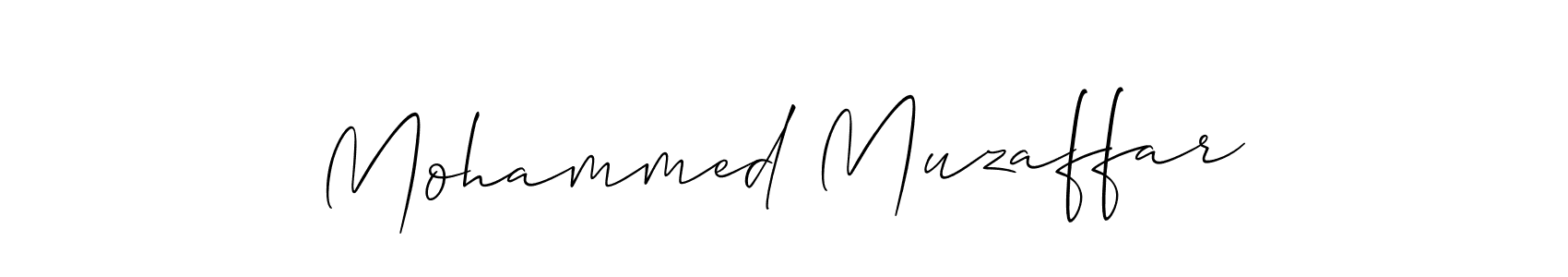 You should practise on your own different ways (Allison_Script) to write your name (Mohammed Muzaffar) in signature. don't let someone else do it for you. Mohammed Muzaffar signature style 2 images and pictures png