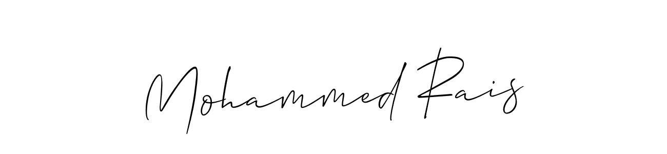 Create a beautiful signature design for name Mohammed Rais. With this signature (Allison_Script) fonts, you can make a handwritten signature for free. Mohammed Rais signature style 2 images and pictures png