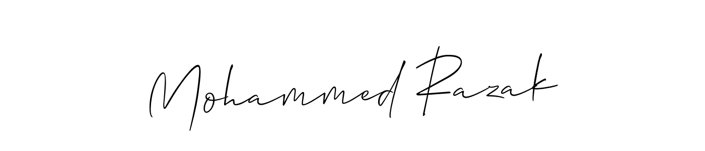 Make a beautiful signature design for name Mohammed Razak. Use this online signature maker to create a handwritten signature for free. Mohammed Razak signature style 2 images and pictures png