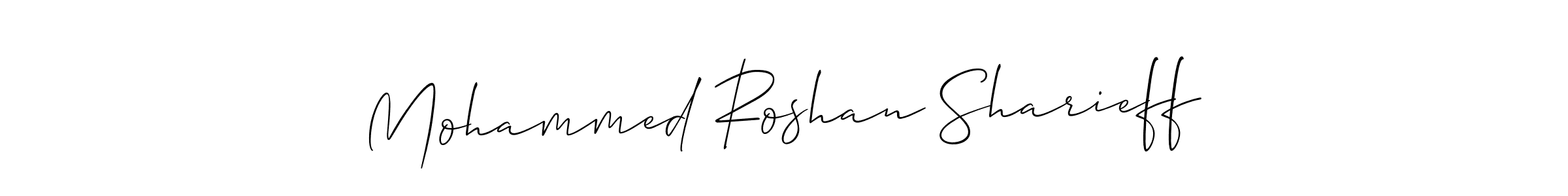 Here are the top 10 professional signature styles for the name Mohammed Roshan Sharieff. These are the best autograph styles you can use for your name. Mohammed Roshan Sharieff signature style 2 images and pictures png