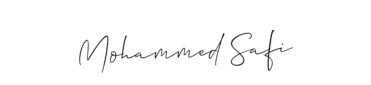 Mohammed Safi stylish signature style. Best Handwritten Sign (Allison_Script) for my name. Handwritten Signature Collection Ideas for my name Mohammed Safi. Mohammed Safi signature style 2 images and pictures png