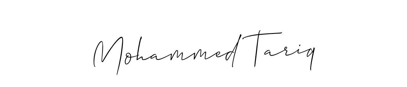 The best way (Allison_Script) to make a short signature is to pick only two or three words in your name. The name Mohammed Tariq include a total of six letters. For converting this name. Mohammed Tariq signature style 2 images and pictures png