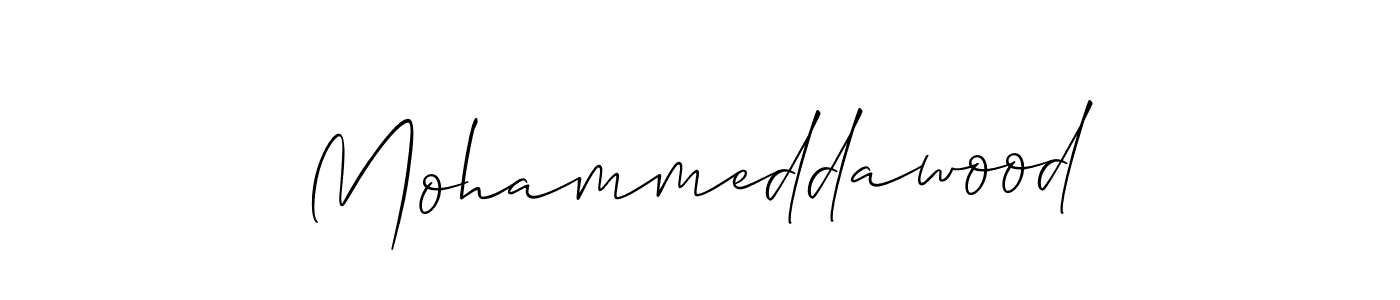 Create a beautiful signature design for name Mohammeddawood. With this signature (Allison_Script) fonts, you can make a handwritten signature for free. Mohammeddawood signature style 2 images and pictures png