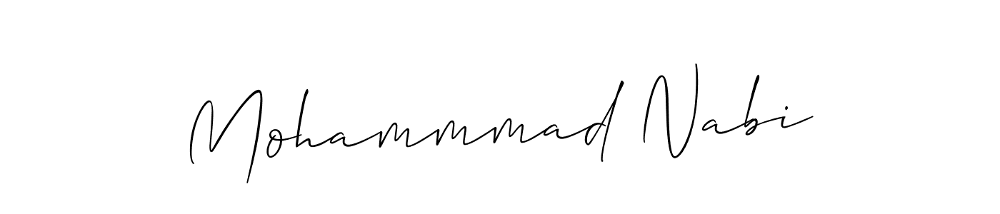 How to make Mohammmad Nabi signature? Allison_Script is a professional autograph style. Create handwritten signature for Mohammmad Nabi name. Mohammmad Nabi signature style 2 images and pictures png