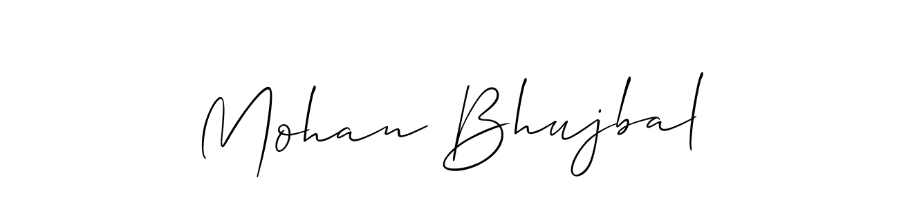 Similarly Allison_Script is the best handwritten signature design. Signature creator online .You can use it as an online autograph creator for name Mohan Bhujbal. Mohan Bhujbal signature style 2 images and pictures png