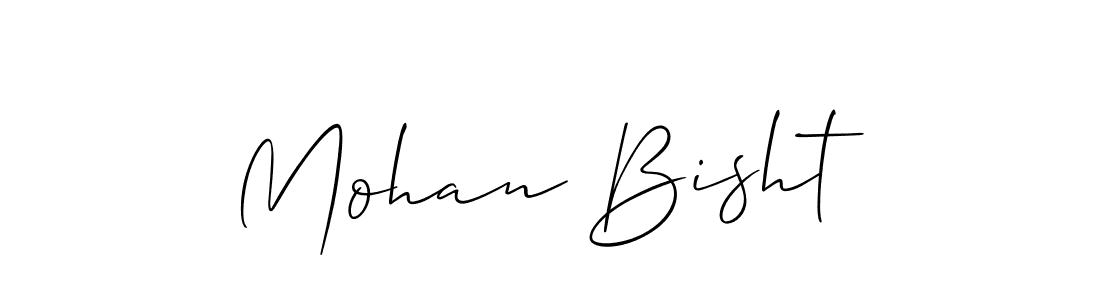 Similarly Allison_Script is the best handwritten signature design. Signature creator online .You can use it as an online autograph creator for name Mohan Bisht. Mohan Bisht signature style 2 images and pictures png