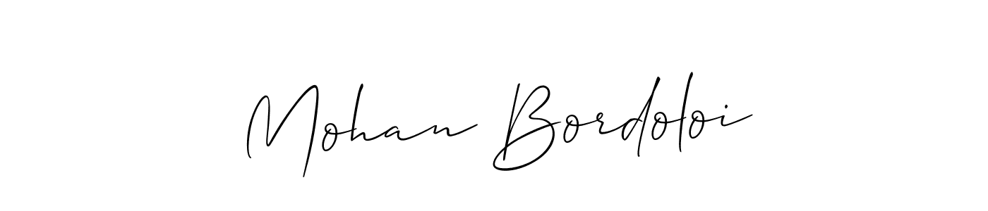 if you are searching for the best signature style for your name Mohan Bordoloi. so please give up your signature search. here we have designed multiple signature styles  using Allison_Script. Mohan Bordoloi signature style 2 images and pictures png