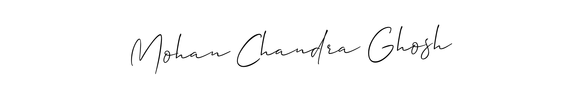 How to make Mohan Chandra Ghosh name signature. Use Allison_Script style for creating short signs online. This is the latest handwritten sign. Mohan Chandra Ghosh signature style 2 images and pictures png
