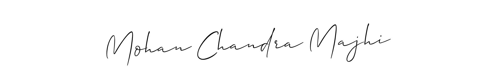 You should practise on your own different ways (Allison_Script) to write your name (Mohan Chandra Majhi) in signature. don't let someone else do it for you. Mohan Chandra Majhi signature style 2 images and pictures png