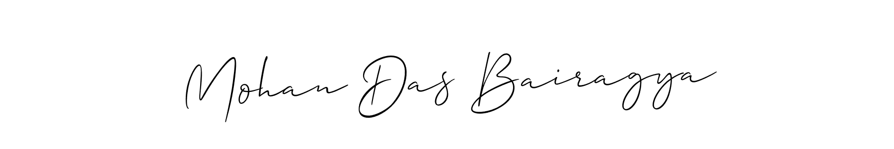 Mohan Das Bairagya stylish signature style. Best Handwritten Sign (Allison_Script) for my name. Handwritten Signature Collection Ideas for my name Mohan Das Bairagya. Mohan Das Bairagya signature style 2 images and pictures png
