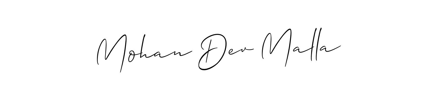 Make a beautiful signature design for name Mohan Dev Malla. Use this online signature maker to create a handwritten signature for free. Mohan Dev Malla signature style 2 images and pictures png