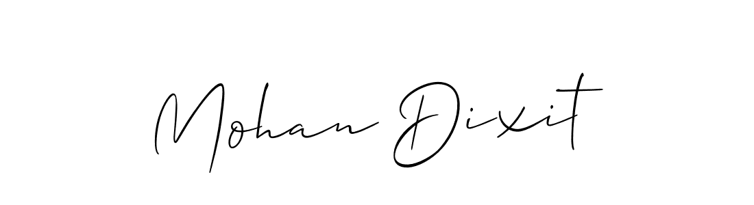 The best way (Allison_Script) to make a short signature is to pick only two or three words in your name. The name Mohan Dixit include a total of six letters. For converting this name. Mohan Dixit signature style 2 images and pictures png