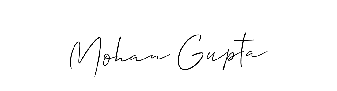 You should practise on your own different ways (Allison_Script) to write your name (Mohan Gupta) in signature. don't let someone else do it for you. Mohan Gupta signature style 2 images and pictures png