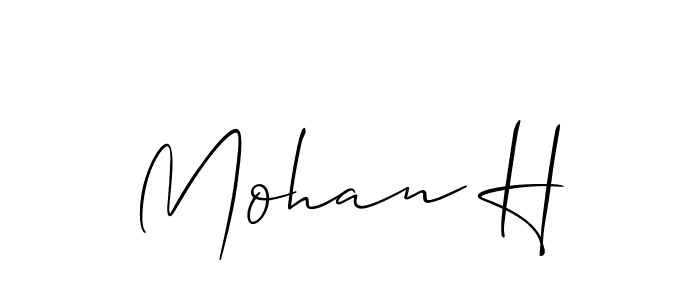 Once you've used our free online signature maker to create your best signature Allison_Script style, it's time to enjoy all of the benefits that Mohan H name signing documents. Mohan H signature style 2 images and pictures png