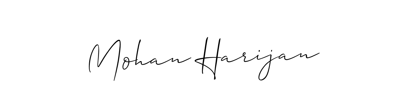 Similarly Allison_Script is the best handwritten signature design. Signature creator online .You can use it as an online autograph creator for name Mohan Harijan. Mohan Harijan signature style 2 images and pictures png