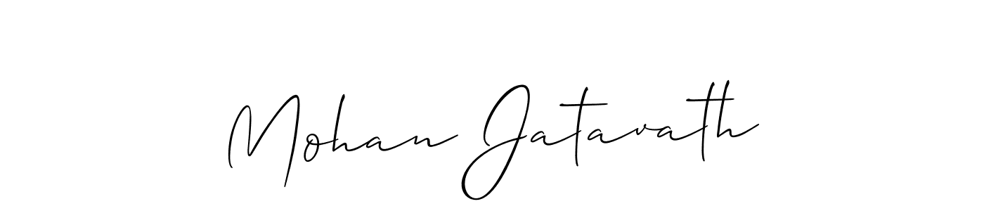 Similarly Allison_Script is the best handwritten signature design. Signature creator online .You can use it as an online autograph creator for name Mohan Jatavath. Mohan Jatavath signature style 2 images and pictures png