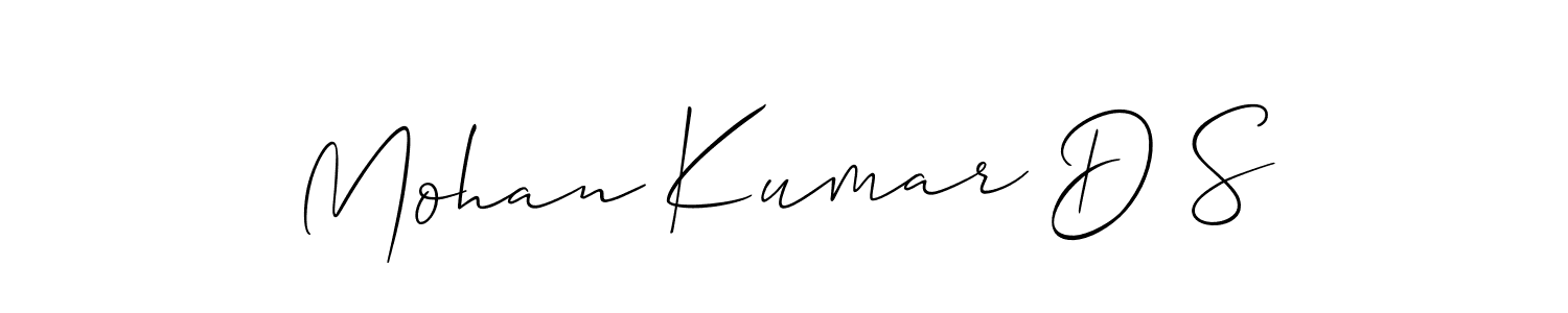 Best and Professional Signature Style for Mohan Kumar D S. Allison_Script Best Signature Style Collection. Mohan Kumar D S signature style 2 images and pictures png