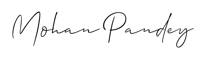 Master the art of signing with Mohan Pandey written in fluent Allison_Script script. A great template to practice and refine your handwriting. Mohan Pandey signature style 2 images and pictures png
