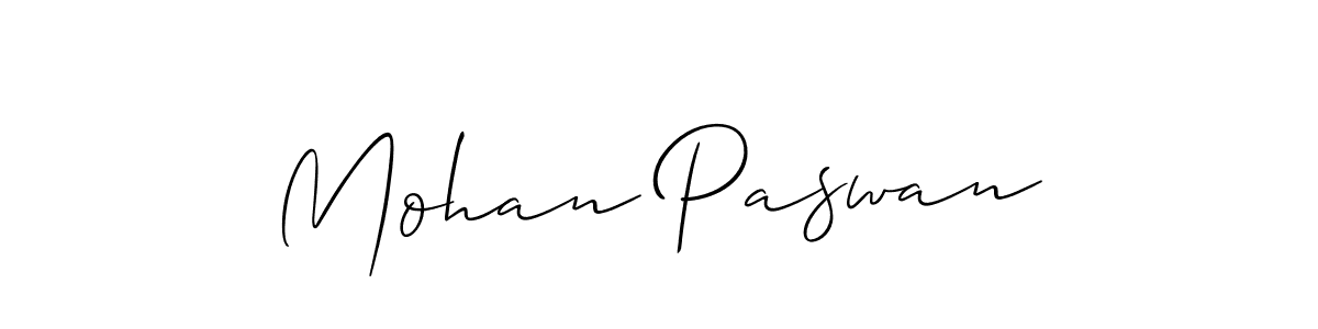 You should practise on your own different ways (Allison_Script) to write your name (Mohan Paswan) in signature. don't let someone else do it for you. Mohan Paswan signature style 2 images and pictures png