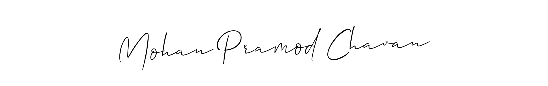 Make a beautiful signature design for name Mohan Pramod Chavan. Use this online signature maker to create a handwritten signature for free. Mohan Pramod Chavan signature style 2 images and pictures png