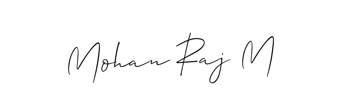 Best and Professional Signature Style for Mohan Raj M. Allison_Script Best Signature Style Collection. Mohan Raj M signature style 2 images and pictures png