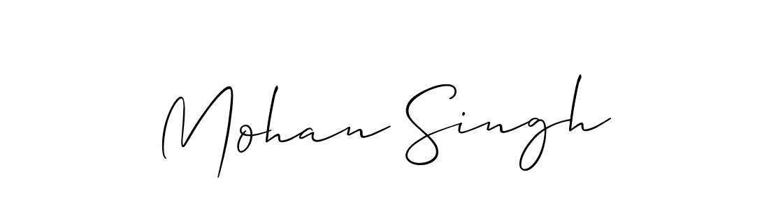 Also we have Mohan Singh name is the best signature style. Create professional handwritten signature collection using Allison_Script autograph style. Mohan Singh signature style 2 images and pictures png