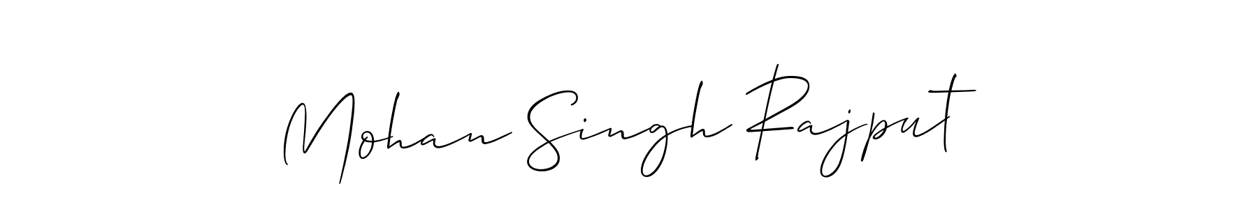 Mohan Singh Rajput stylish signature style. Best Handwritten Sign (Allison_Script) for my name. Handwritten Signature Collection Ideas for my name Mohan Singh Rajput. Mohan Singh Rajput signature style 2 images and pictures png