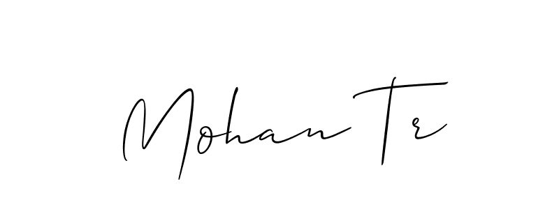 This is the best signature style for the Mohan Tr name. Also you like these signature font (Allison_Script). Mix name signature. Mohan Tr signature style 2 images and pictures png