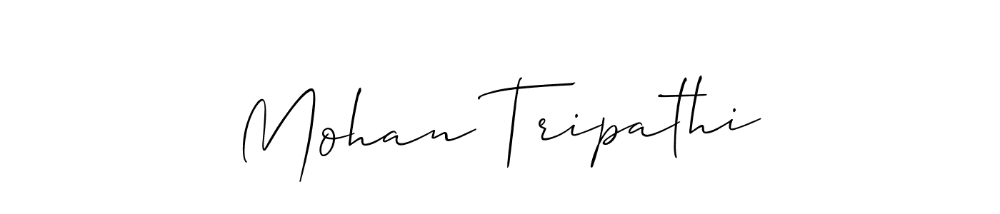 It looks lik you need a new signature style for name Mohan Tripathi. Design unique handwritten (Allison_Script) signature with our free signature maker in just a few clicks. Mohan Tripathi signature style 2 images and pictures png