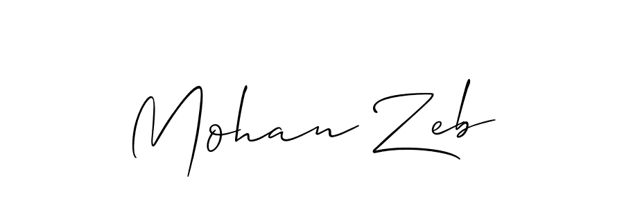 Once you've used our free online signature maker to create your best signature Allison_Script style, it's time to enjoy all of the benefits that Mohan Zeb name signing documents. Mohan Zeb signature style 2 images and pictures png