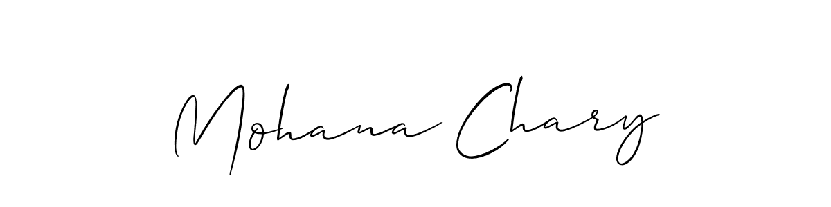 Best and Professional Signature Style for Mohana Chary. Allison_Script Best Signature Style Collection. Mohana Chary signature style 2 images and pictures png